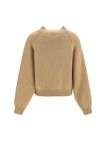 Khaite Cain cashmere Sweater - Biscotti