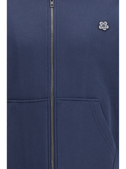 KENZO ‘Boke Flower’ embroidered zip Hoodie
