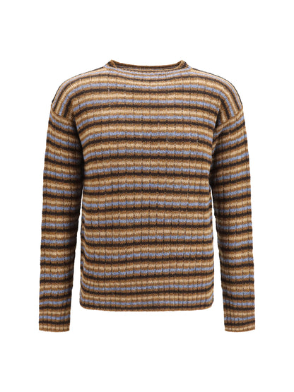 Prada Wool crewneck Sweater - Rust