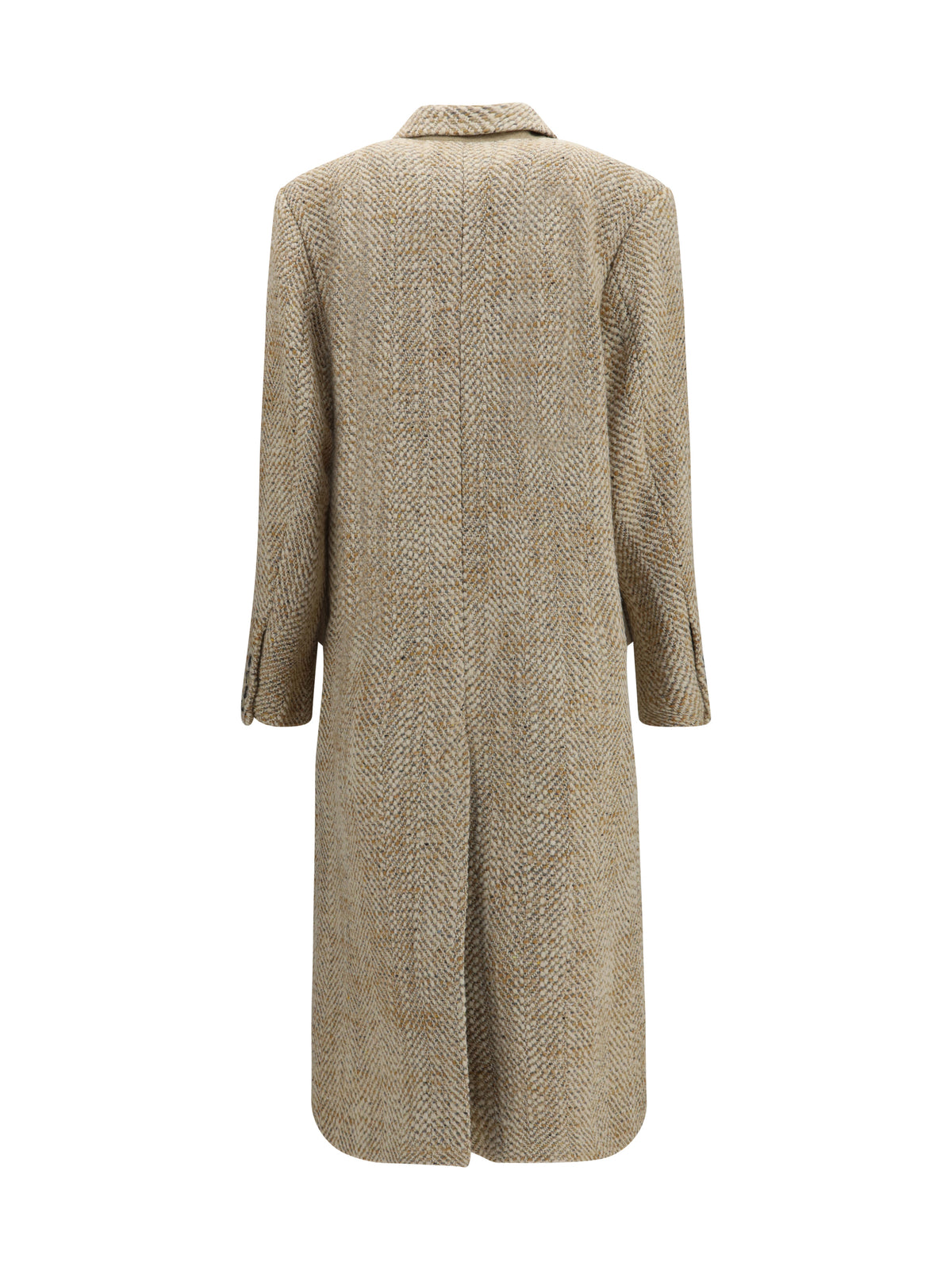 Marant Étoile Pilda Herringbone wool-blend Coat - Beige