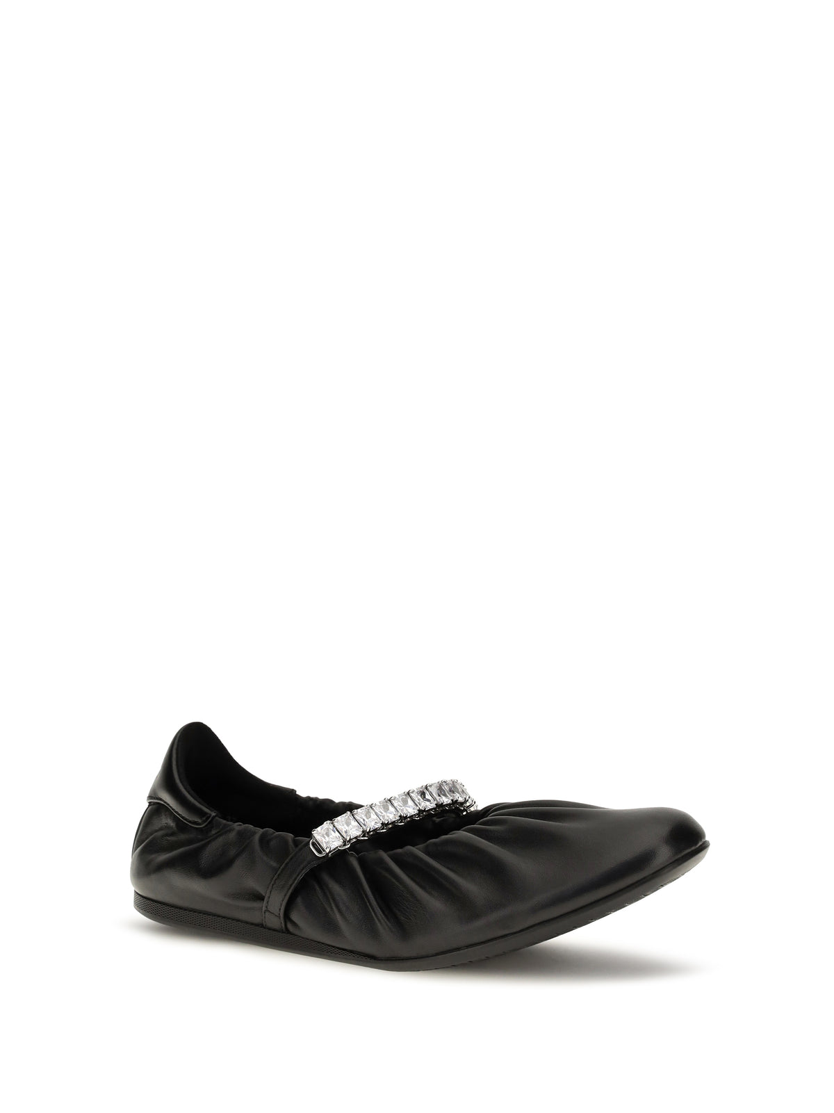 Jimmy Choo Jade Ballerinas - X Black/Crystal