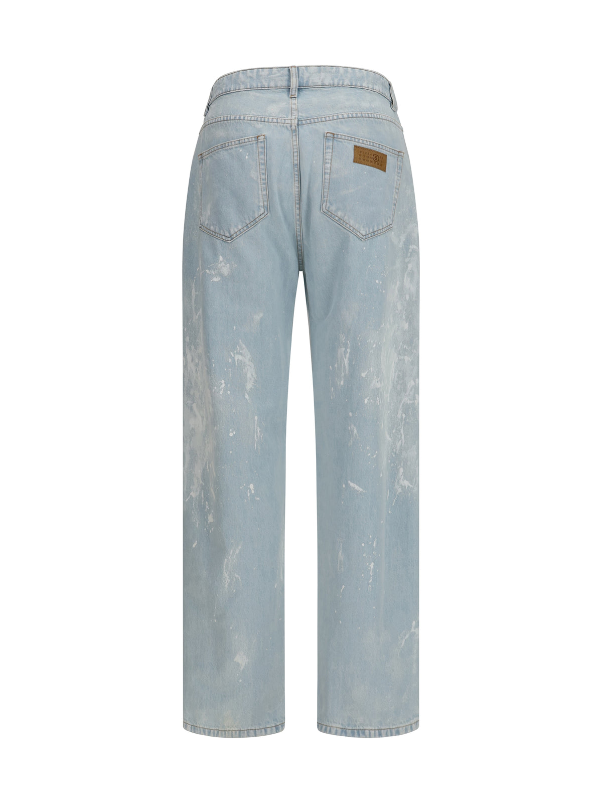 MM6 Maison Margiela Splatter effect Jeans - Light Blue