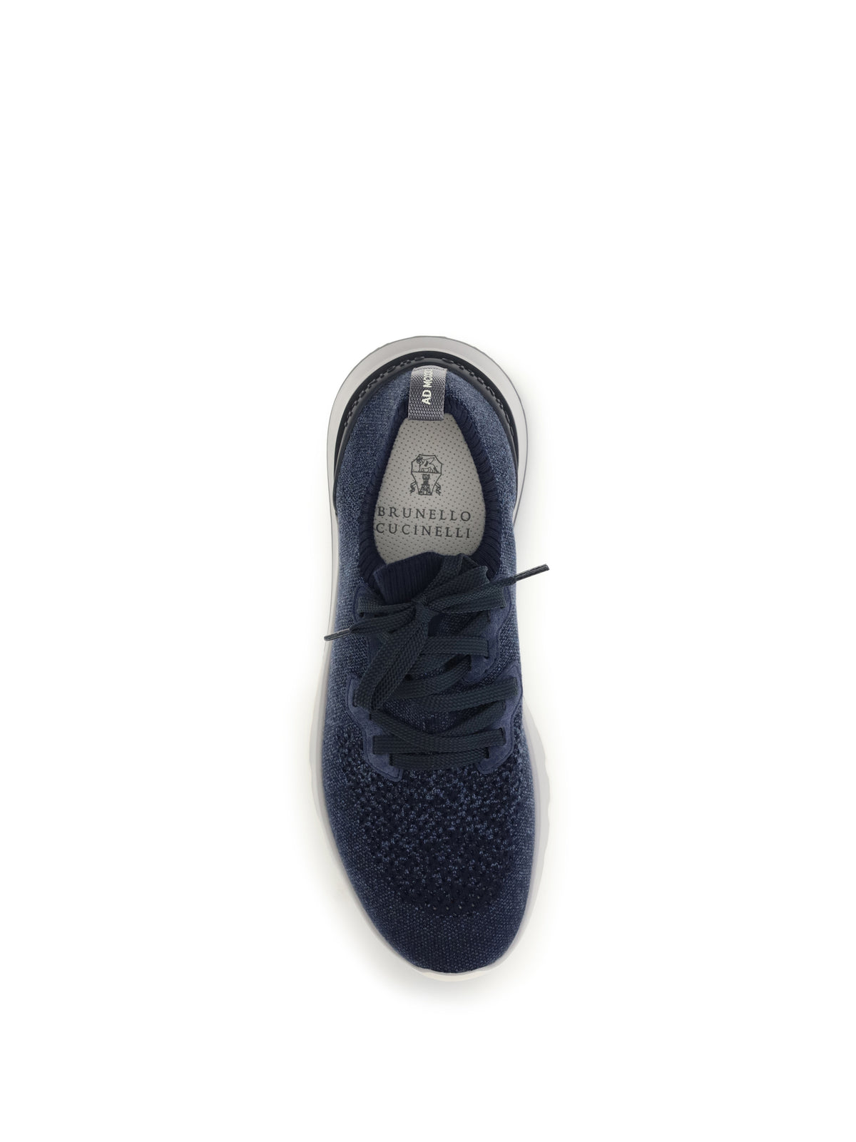 Brunello Cucinelli Cotton Sneakers - Denim+Navy+G Light/Panama/Blue