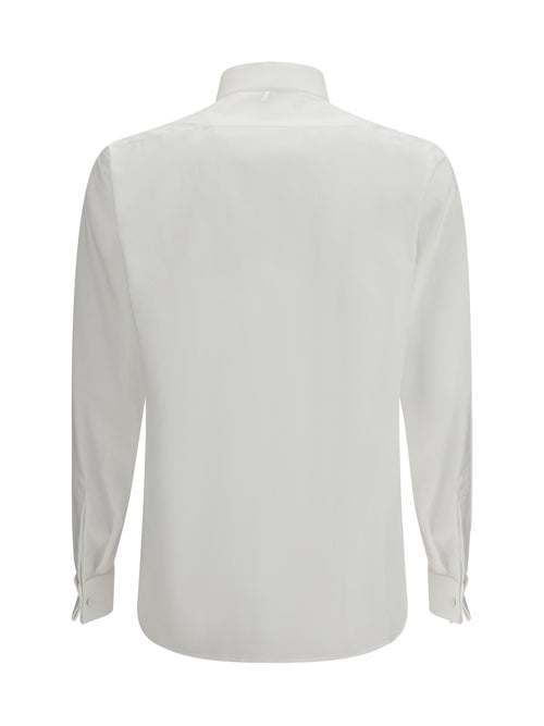 Tom Ford Cotton Shirt with regular fit - White