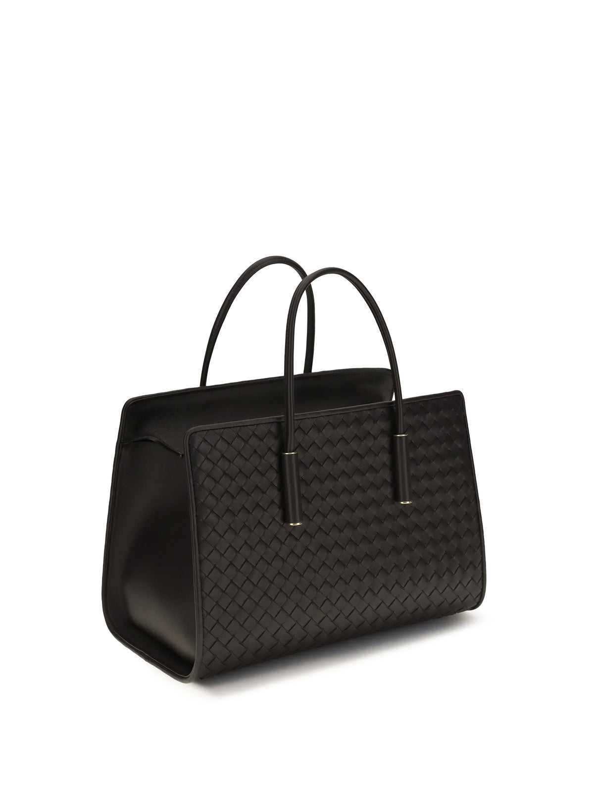 Bottega Veneta Barbara Tote Bag - Espresso-Brass V