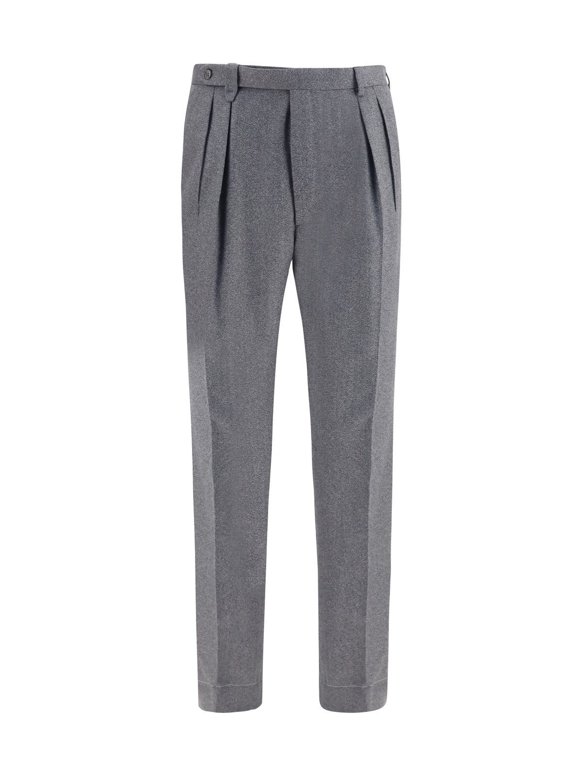 Brioni Elba Pants in silk, cashmere and linen - Anthracite