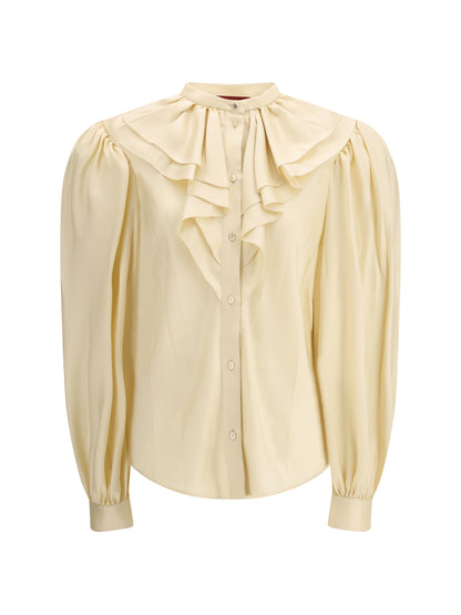 Gucci Silk twill Shirt - Mat Beige