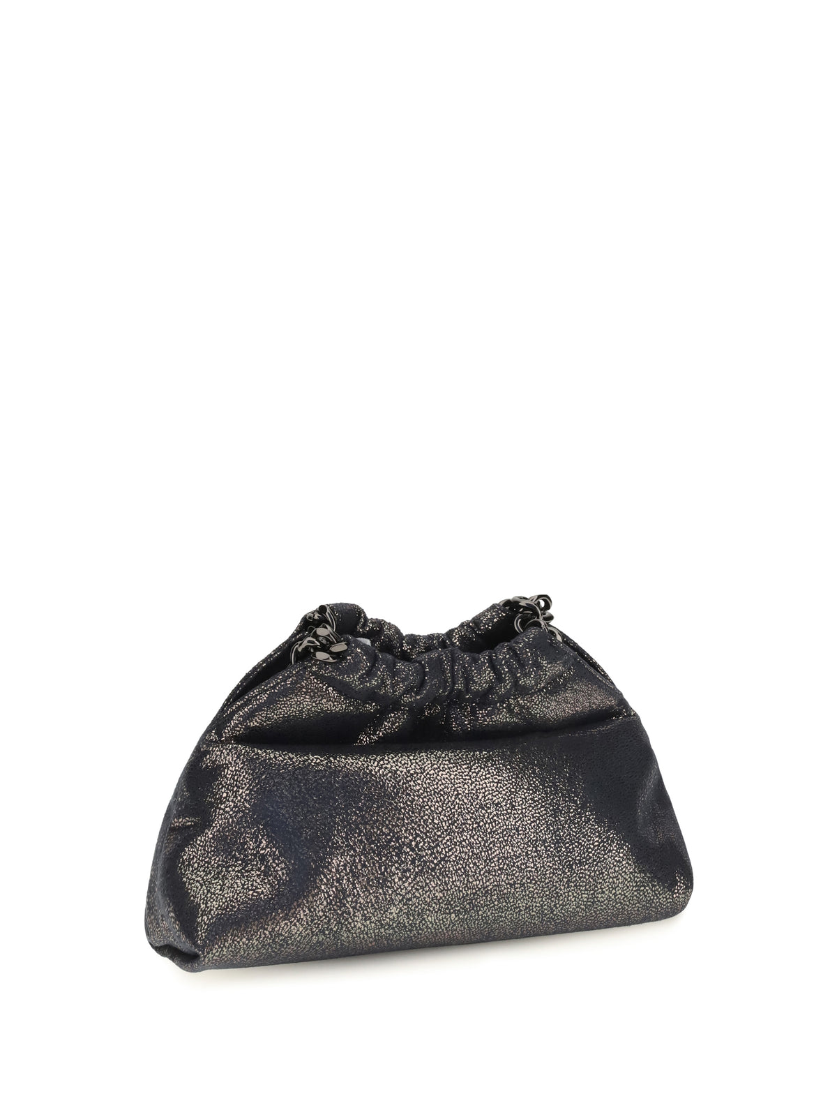 Stella Mccartney Falabella mini drawstring Shoulder Bag - Dark Navy