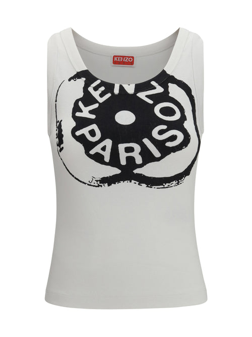 Kenzo Boke Flower 2.0 ribbed tank Top - White