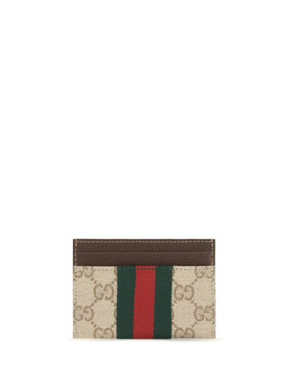 GUCCI Card Holder with Web stripe