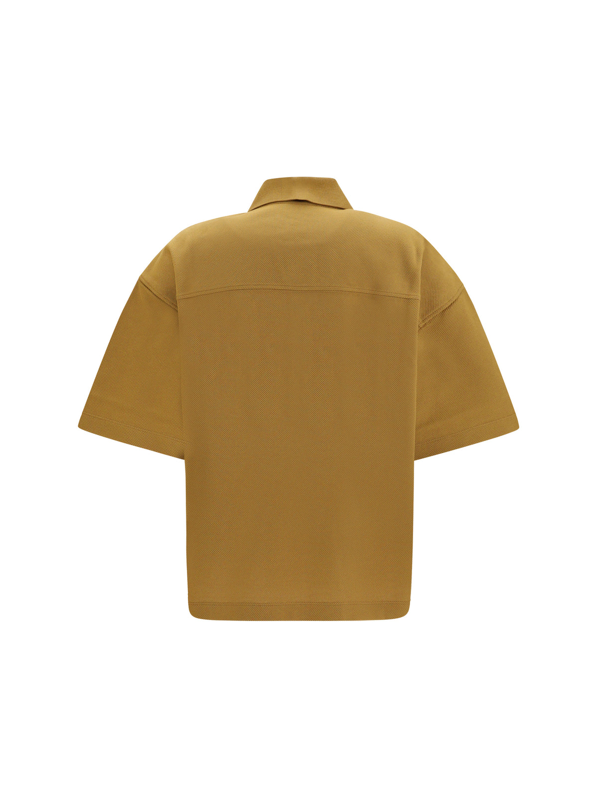 Saint Laurent Cassandre oversized piqué Polo - Miel Fonce