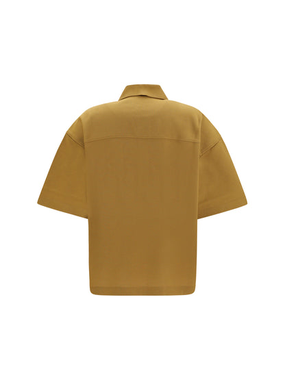 Saint Laurent Cassandre oversized piqué Polo - Miel Fonce