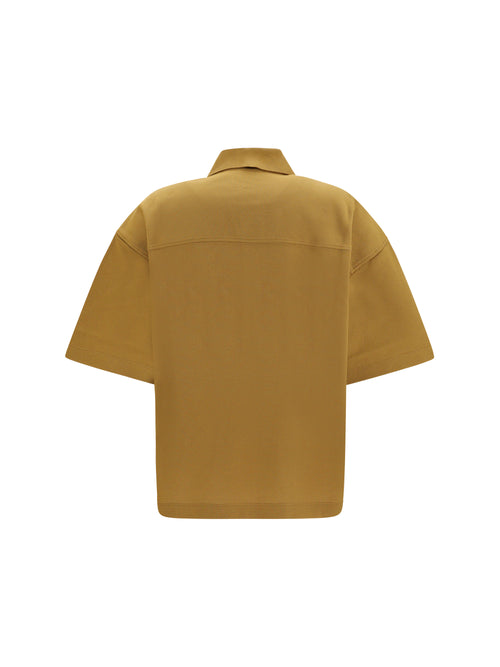 Saint Laurent Cassandre oversized piqué Polo - Miel Fonce