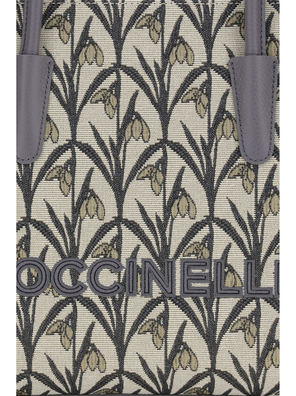 Coccinelle Jacquard Tote Bag - Mul.Stove/Stove