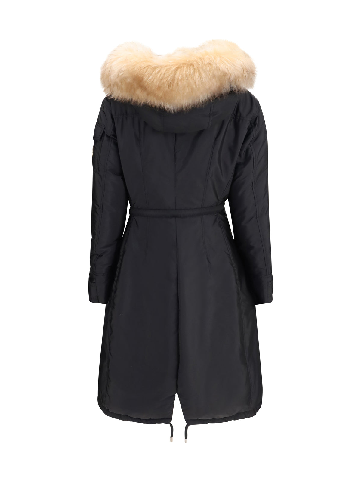 Moncler Long padded Moustique Parka - Black