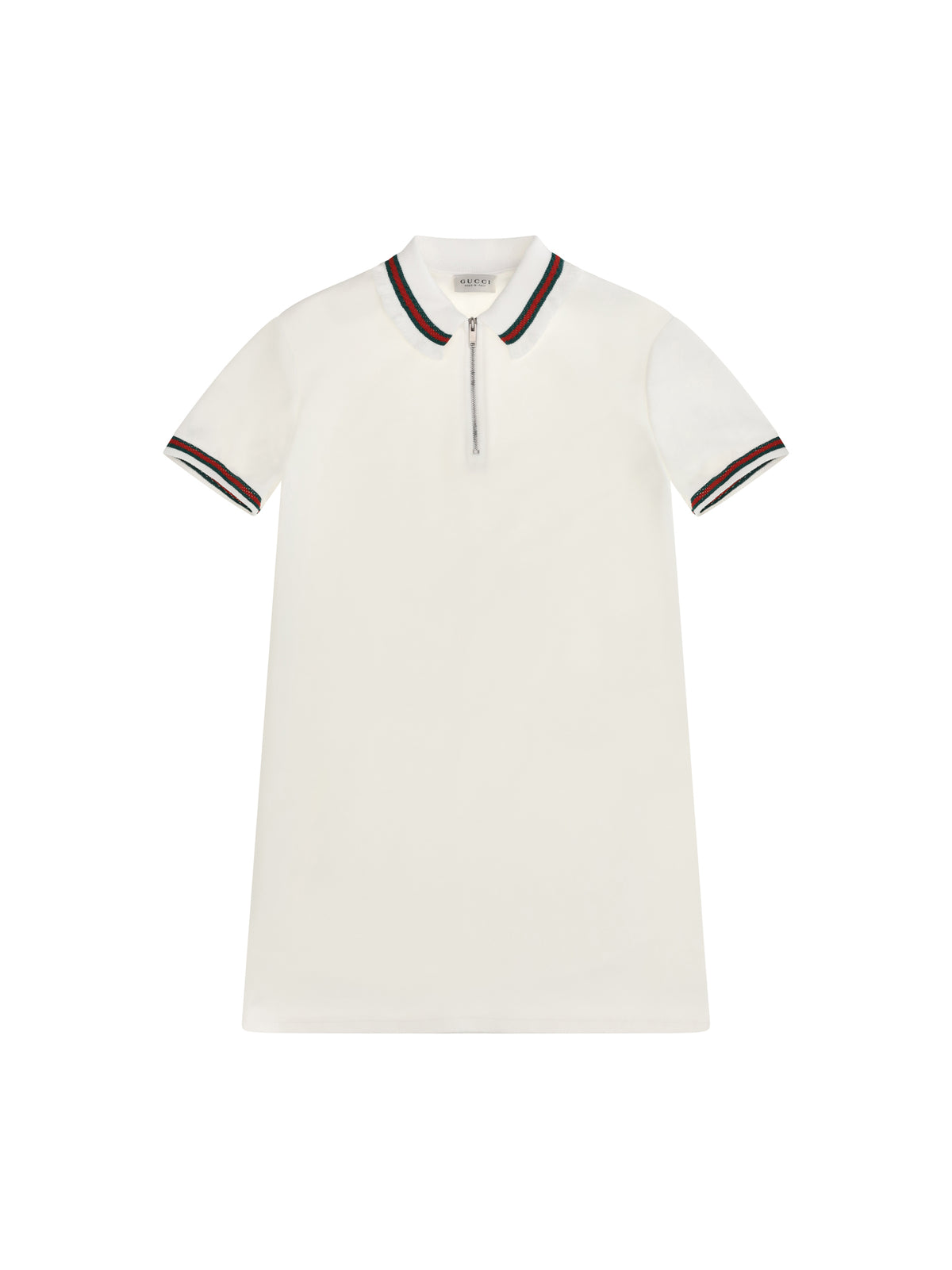 Gucci Web stripe jersey Polo Dress for Girl - Sunlight/Mix