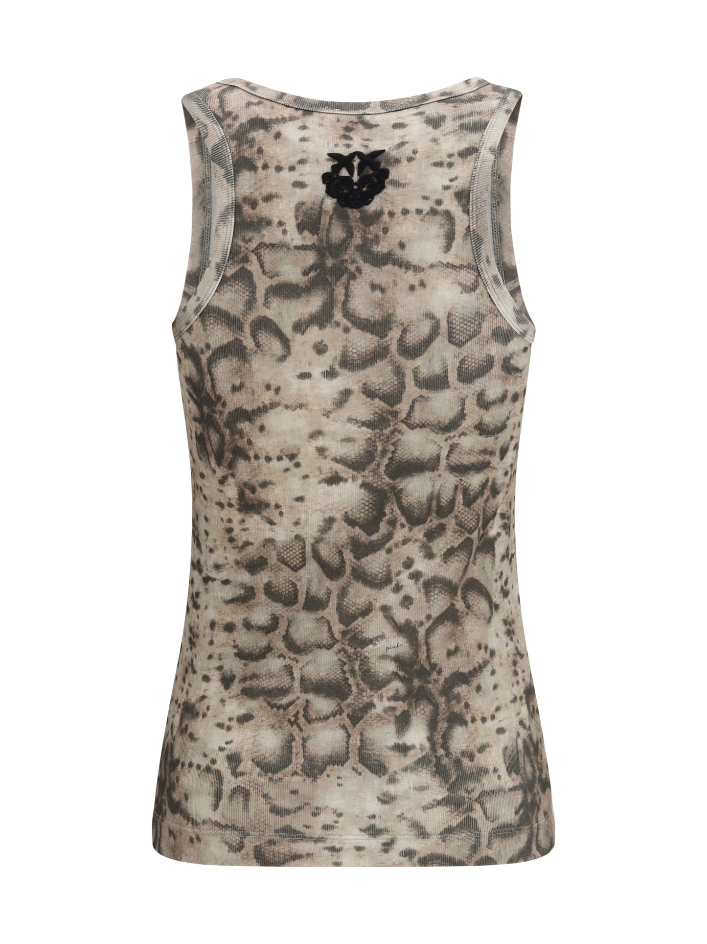 PINKO Snakeskin-print tank Top