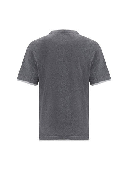 BRUNELLO CUCINELLI T-shirt in cotton with a logo
