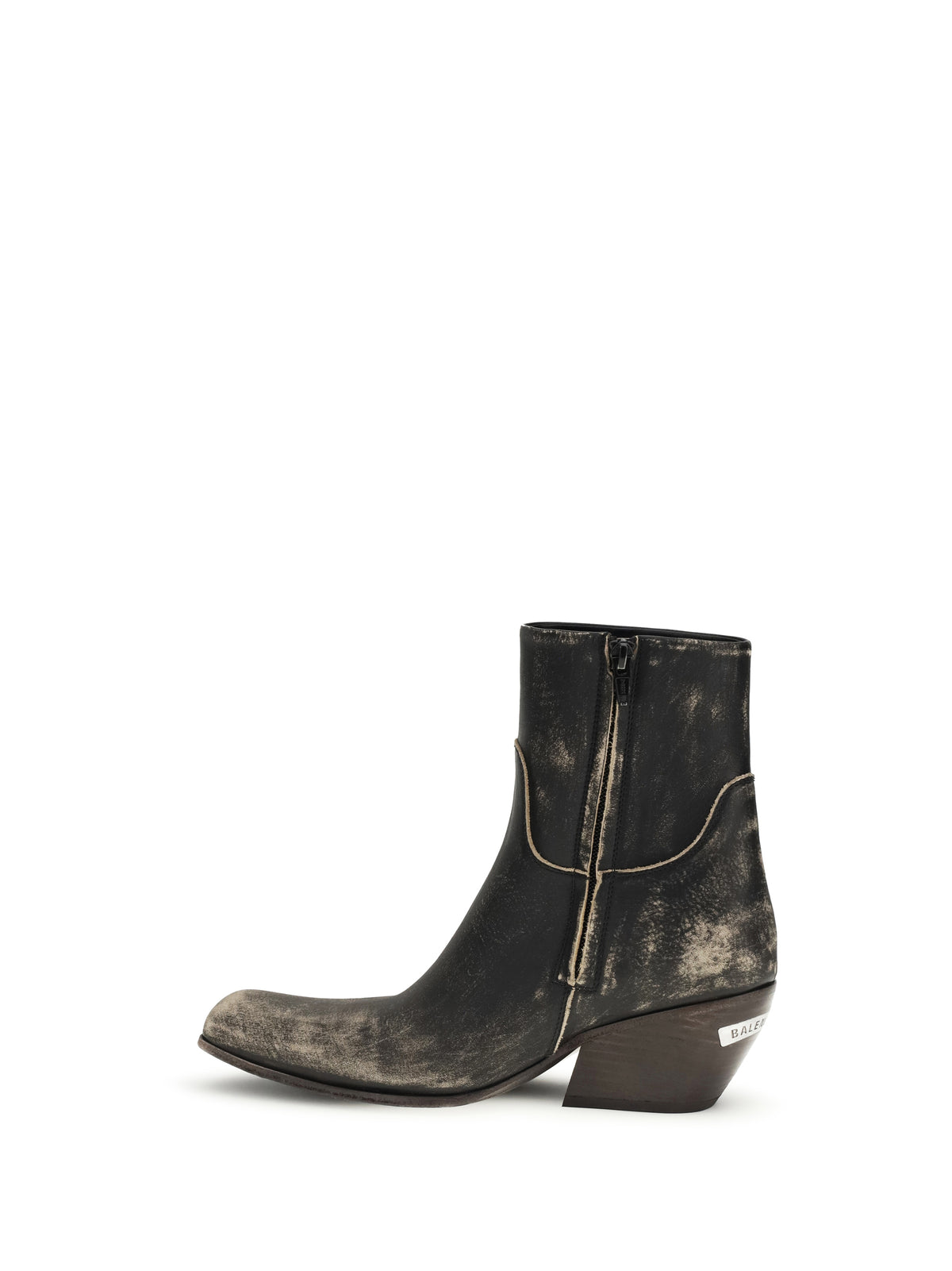 Balenciaga Memphis Ankle Boots - Black/Beige