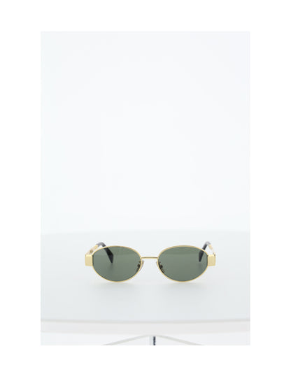 Celine TRIOMPHE METAL 01 - Gold / Green