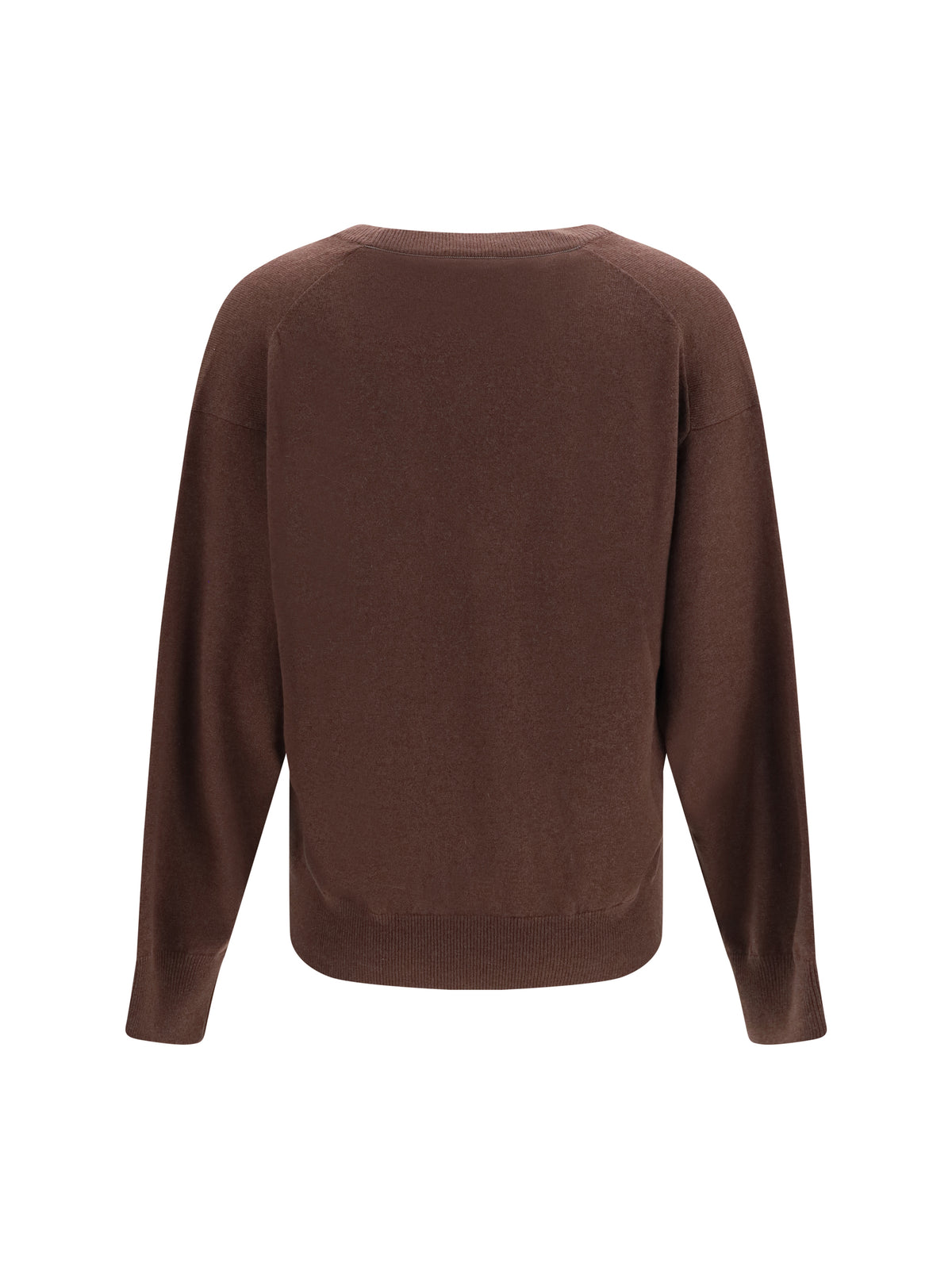 Brunello Cucinelli V-neck cashmere Sweater - Fondente