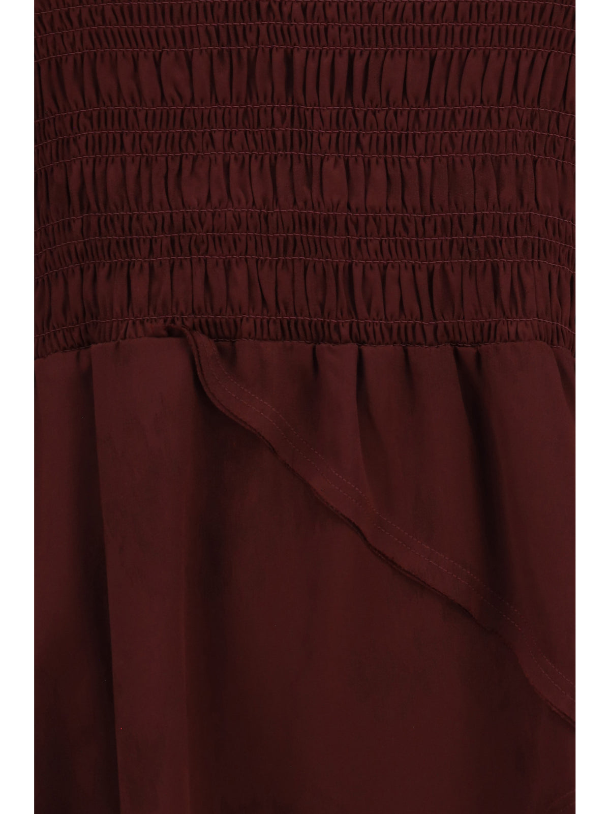 Ganni Long-sleeve satin Mini Dress - Port Royale
