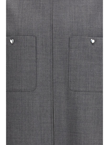 VALENTINO Mouliné wool shirt Jacket