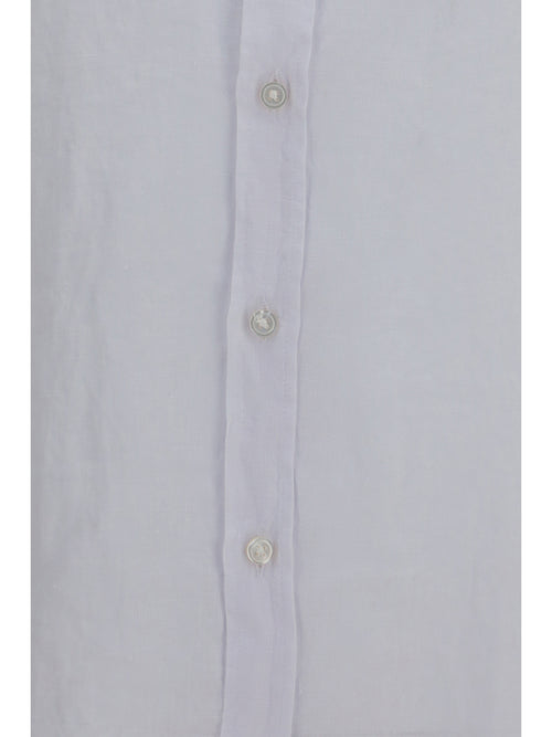 Hugo Boss Black Regular-fit linen Shirt - White