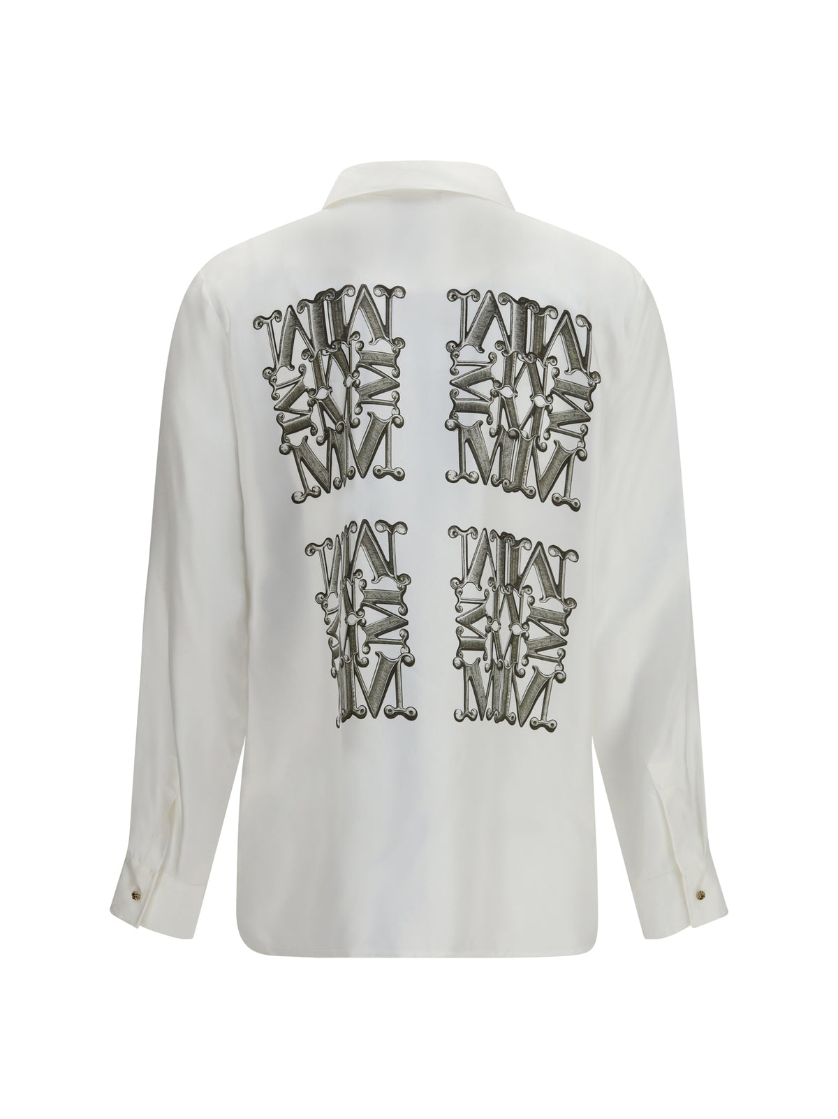 Max Mara Printed silk twill Shirt - B.Co Seta/Khaki Dark