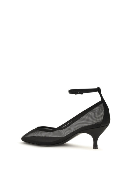 Alaïa Nude Mesh Pumps - Noir
