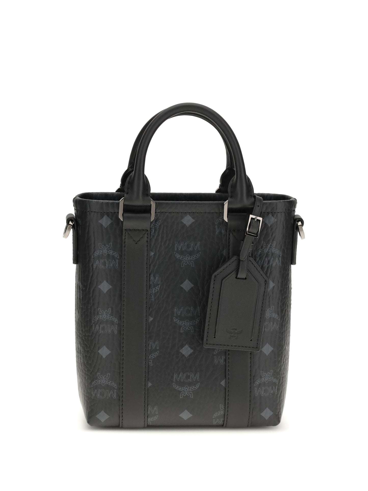 MCM Aren Mini printed canvas Tote Bag