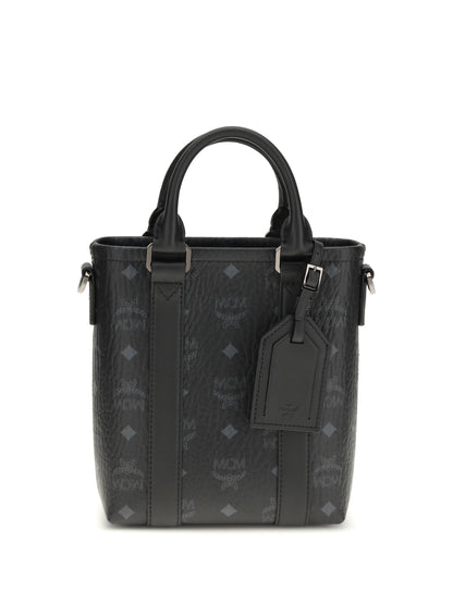 MCM Aren Mini printed canvas Tote Bag