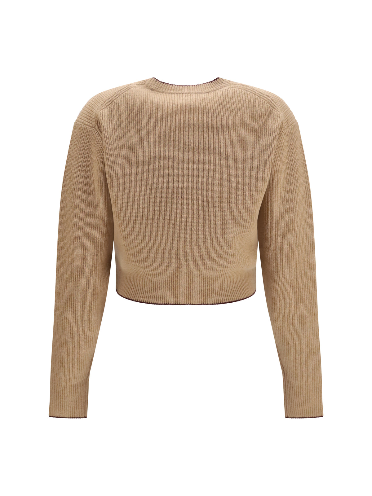 Chloé Heart-logo Sweater - Bleached Brown
