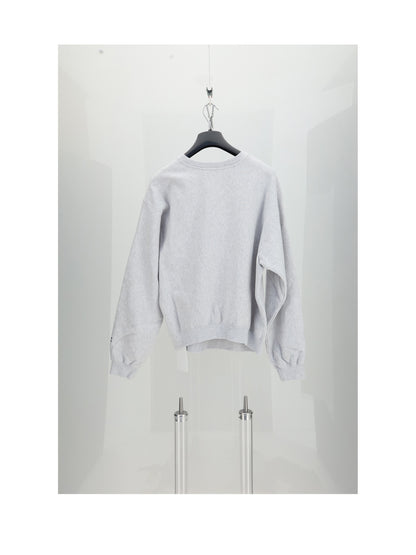 Celine RELAXED SWEATSHIRT - Pale Grey / Black