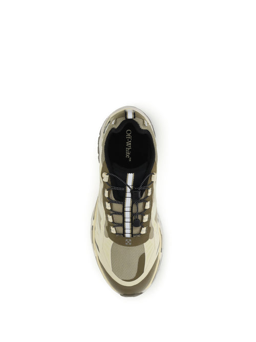 Off-White BRB Trail Low Sneakers - Military Green/Lt Green
