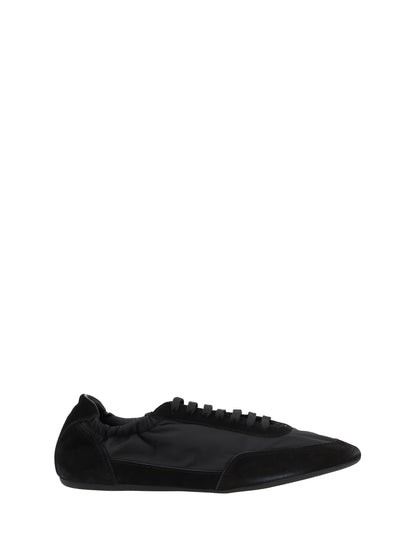 Prada Collapse Sneakers in Re-Nylon and suede - Black