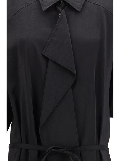 LEMAIRE Asymmetrical silk shirt Dress