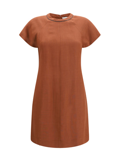 BRUNELLO CUCINELLI Midi linen Dress
