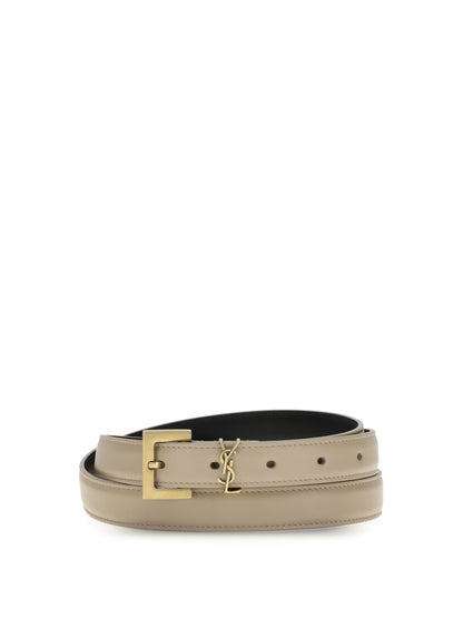 SAINT LAURENT Cassandre slim Belt