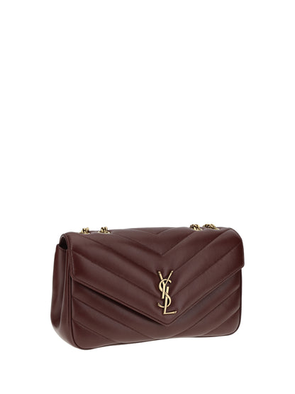 Saint Laurent LouLou Shoulder Bag - Lt Hot Wine