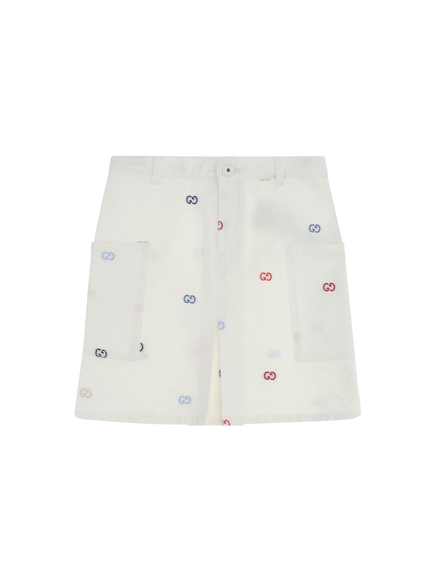 GUCCI GG cotton denim jacquard Skirt for Girl