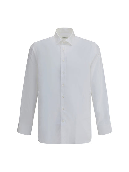 Etro Roma cotton Shirt - White Ottico