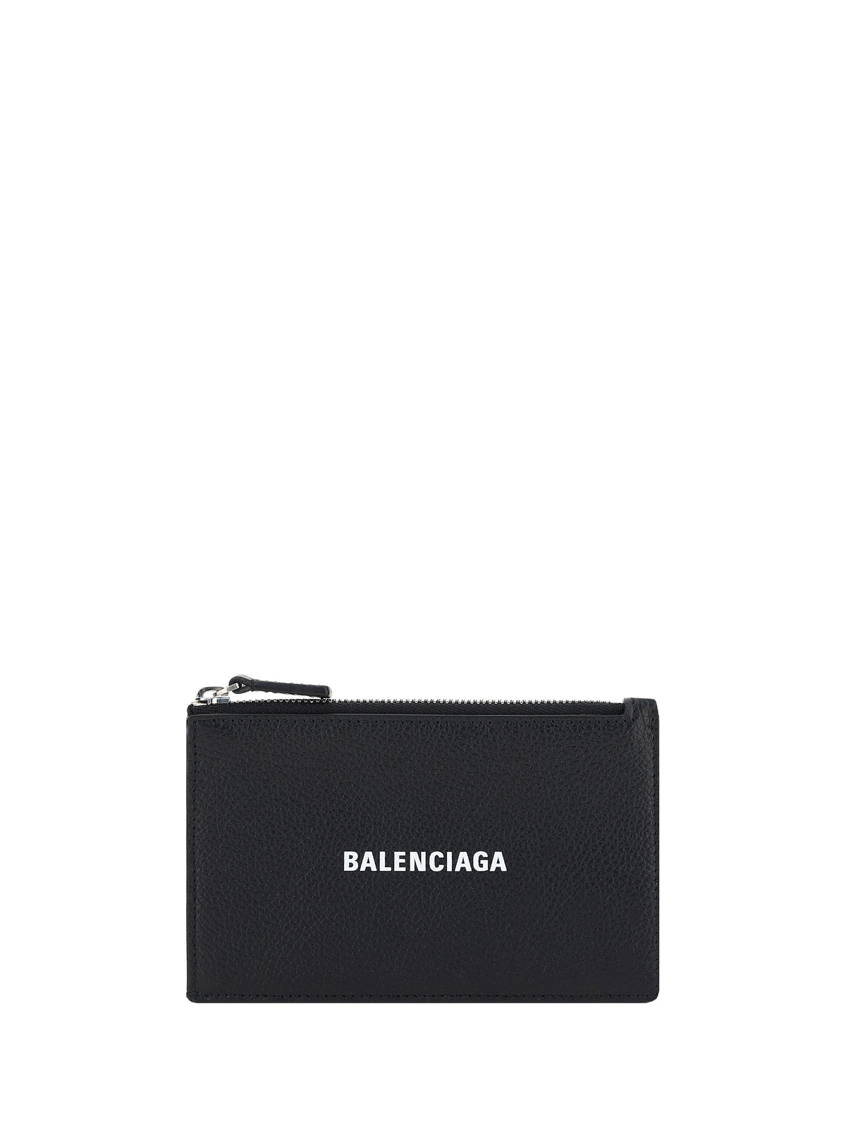 Balenciaga Leather Cardholder - Black / White