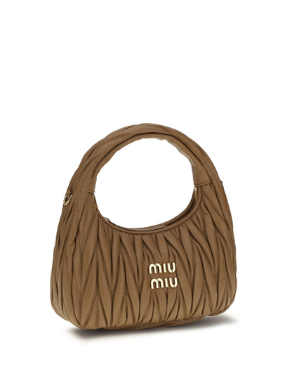 Miu Miu Wandler Hobo Handbag - Caramel
