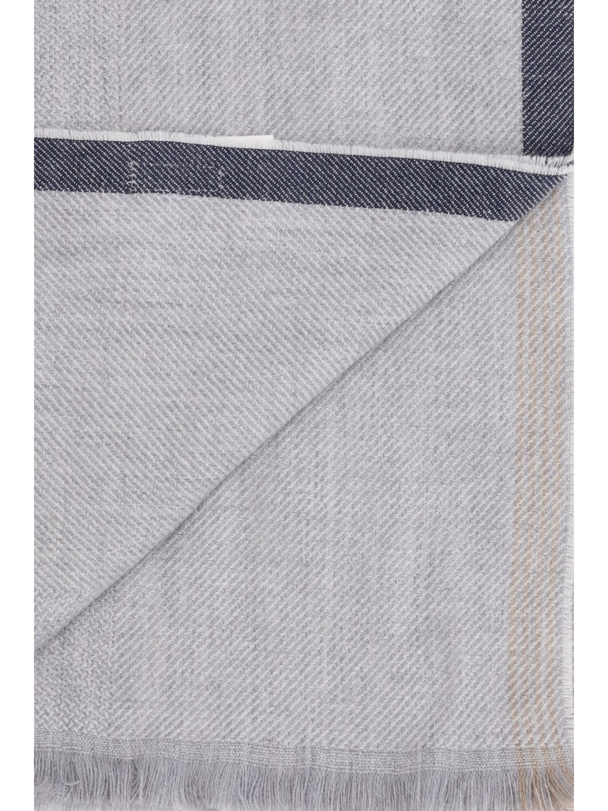Brunello Cucinelli Cashmere Scarf - Pearl Grey