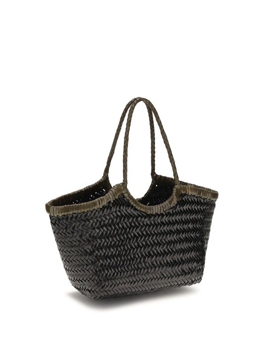 Dragon Diffusion Medium Nantucket Handbag - Black/Khaki