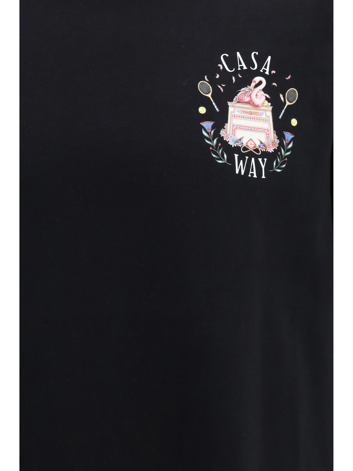 Casablanca Casa Way graphic T-shirt - Black