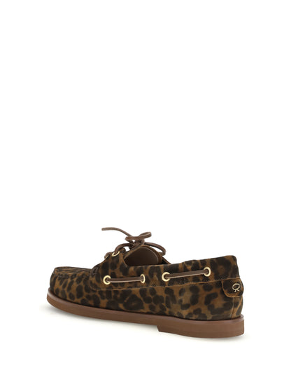 Gianvito Rossi Loafer Shoes - Leopard Print