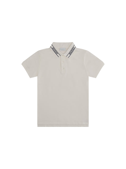 GUCCI Cotton Polo Shirt for boy