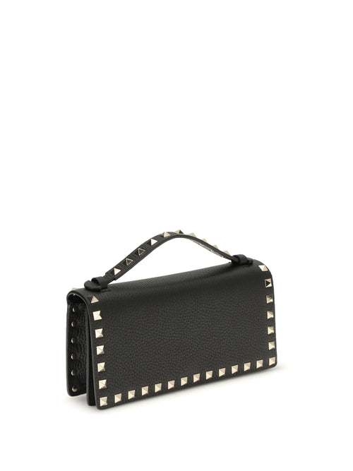 Valentino Garavani Rockstud chain Wallet - Black